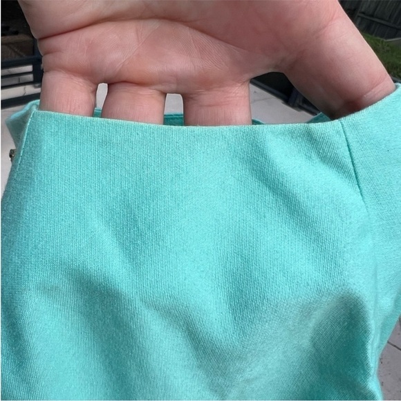 Lilly Pulitzer Jackie Shell Top Beaded Jeweled Sleeveless Aqua Blue 00 - Picture 14 of 14